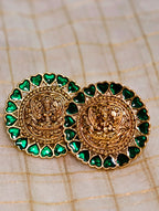 Temple jewellery necklace set | GJNS038