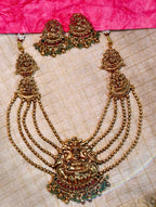 Antique finish layered necklace | GJNS001