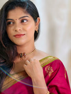 Parrot pendant multicolour choker| GJNS027