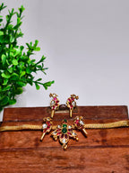 Parrot pendant multicolour choker| GJNS027