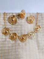 Orbit Brass Pearl| Made-to-Order Designer Jewellery