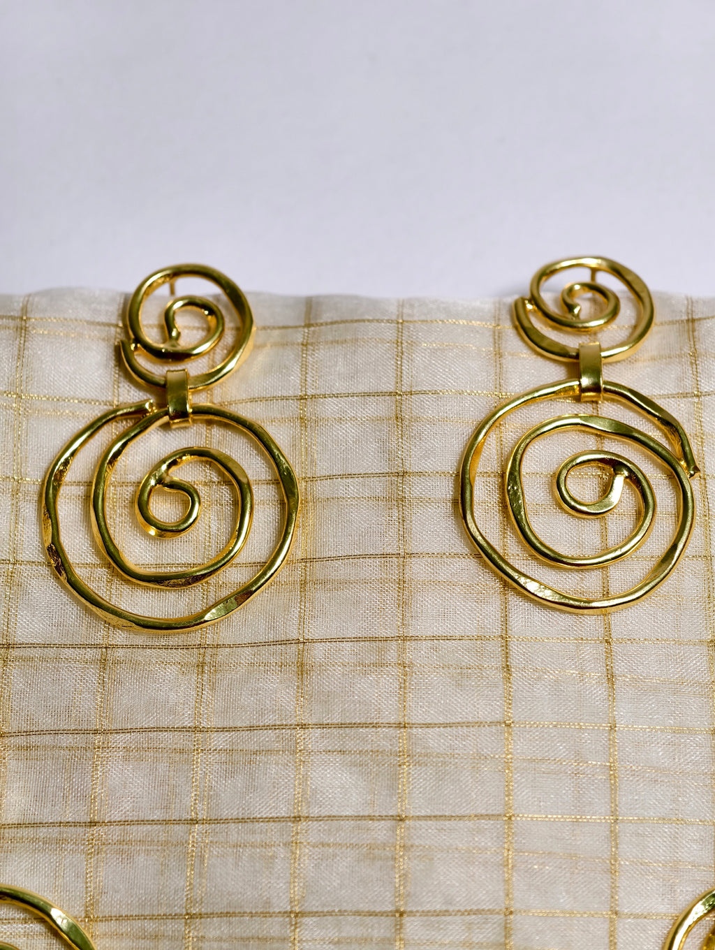 Brass Spiral necklace set | GJNS023