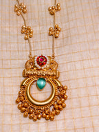 Long necklace with ghunghroo finish| GJNK001