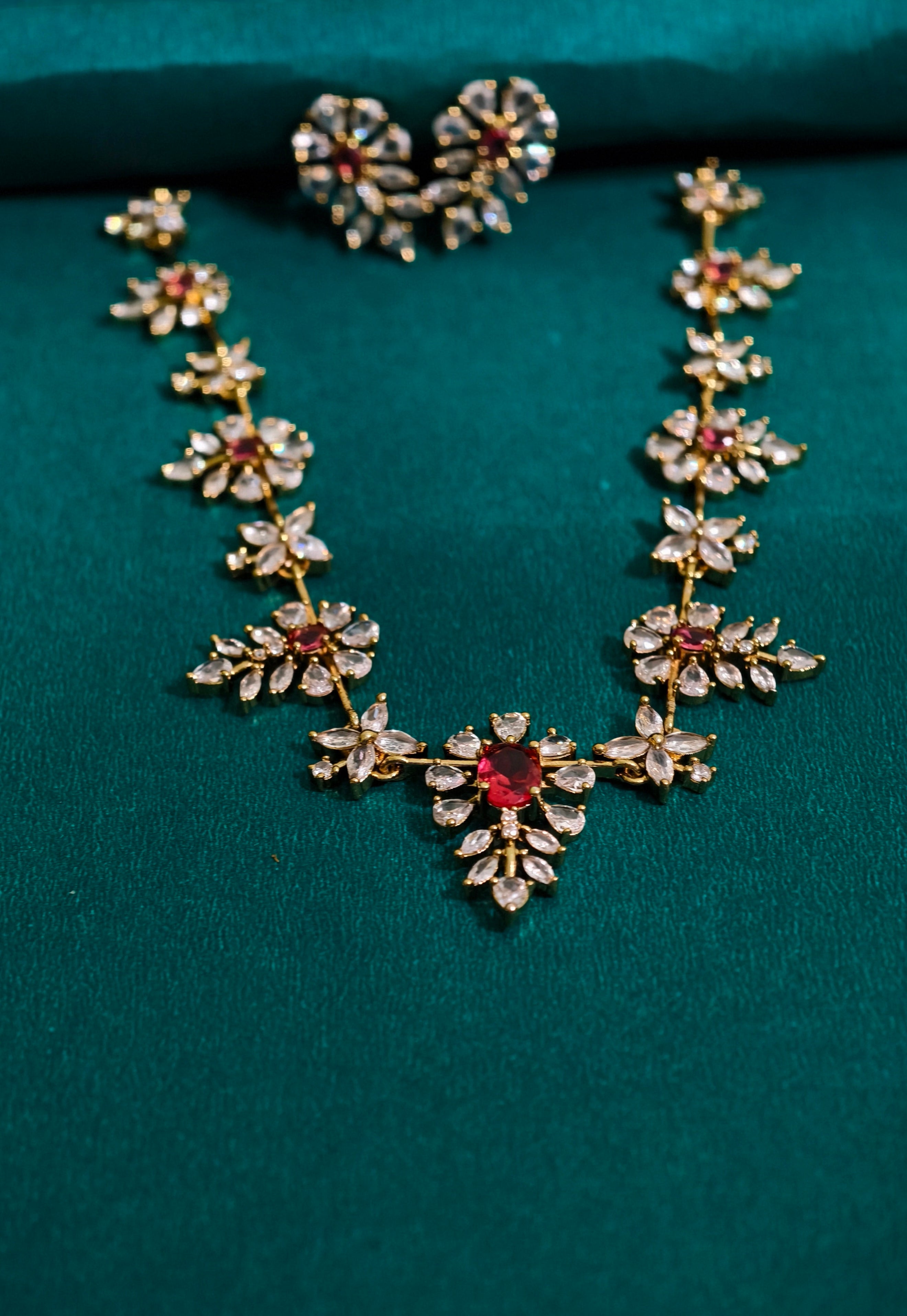 Ad finish necklace set | GJNS005