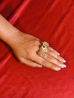 Indian traditional dual finger ring | GJRG005