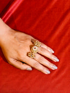 Indian traditional dual finger ring | GJRG005