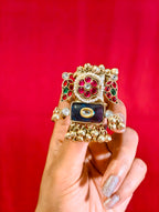 Indian traditional bird motif ring | GJRG004