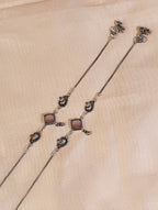 Oxidised silver Anklet | GJAK005