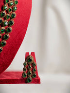 Three Layer Necklace Set with Maang Tikka | GJNS085