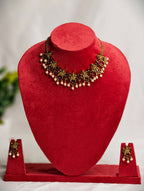 Temple Jewellery Necklace Set | GJNS063