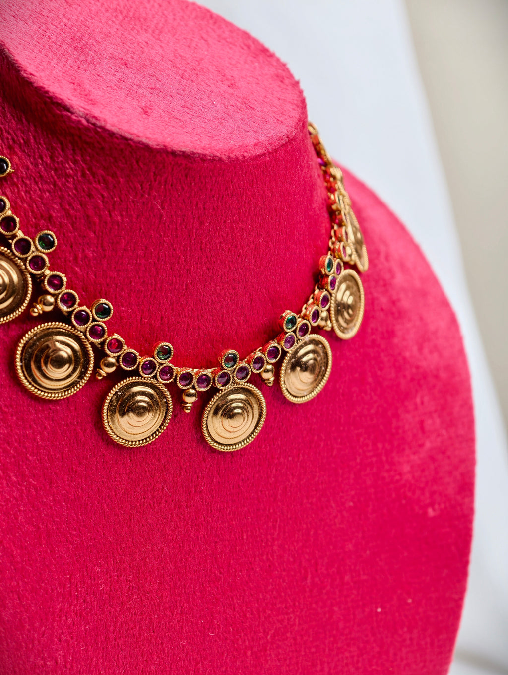 Antique Traditional Necklace Set | GJNK070