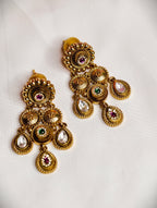 Traditional Heritage Necklace Set with AD stone