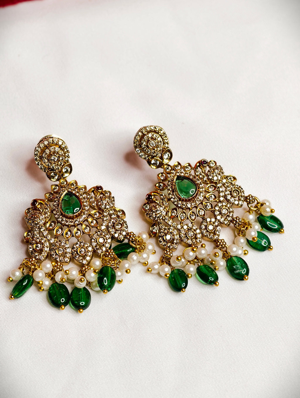 Traditional AD Stone Necklace Set