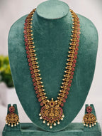 Long Lakshmi Haaram with Pearl Drops